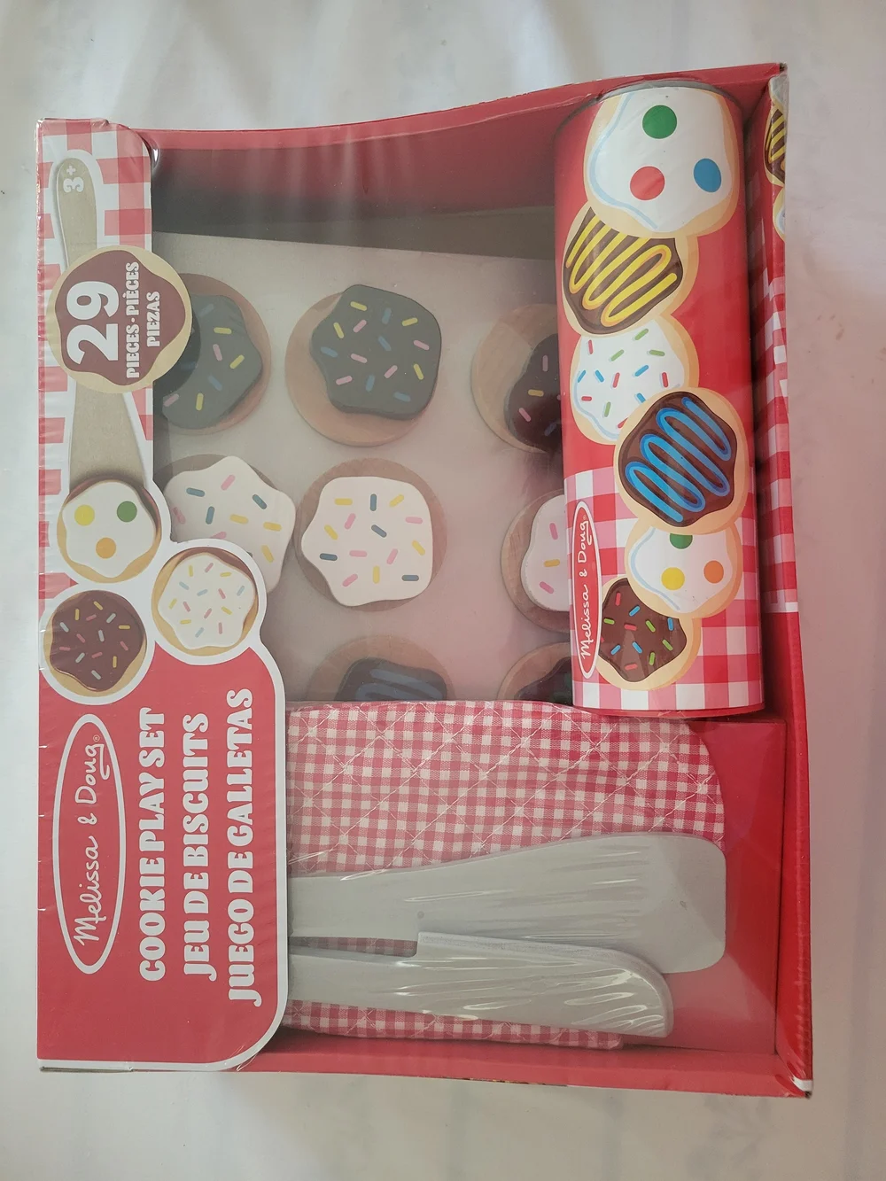 Melissa & Doug Red Play Baking Cookie Stack Set